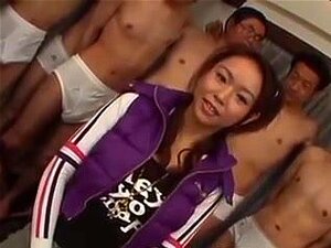 Japanese Cutie In Gangbang