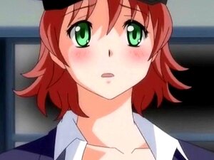 Anime Tågkonduktör Som Onanerar Får Sin Fitta Hårt Knullad. Anime Tågkonduktor Fångad Gnidande Fitta Blir Hårt Knullad