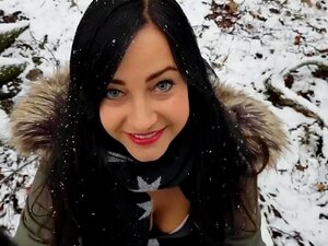 Süßes Girlfriend-Erlebnis: Quickie Im Wald - Sperma Auf Der Zunge