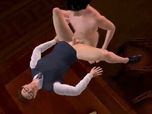 Horny 3D Cartoon Hunk Gets Fucked In The Library