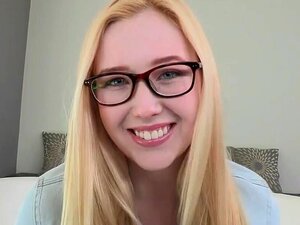 Horny Blonde teen Samantha Rone gets banged by her boyfriends big hard cock