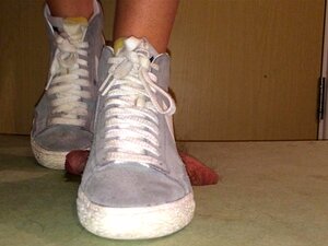 Kuk Cush Grå Nike Joggesko