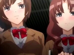 Onschuldige Brunette Anime Hoer Zuigt Lul Deel 4