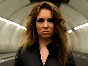 Hot Latina Beauty In A Catsuit Searches The Town For Some Cock And Finds Two Hunks Happy To Fuck Her